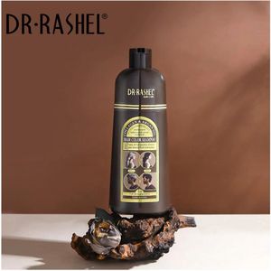 Dr.Rashel Collagen And Argan Oil Hair Color Shampoo Dark Brown -400ML
