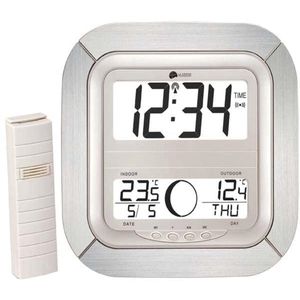 Wandklok met Maanfasenaanduiding - DCF-77 Radio Gestuurd