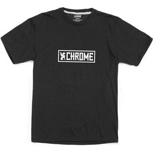 Chrome Horizontal Border T-shirt Met Korte Mouwen Zwart 2XL Man