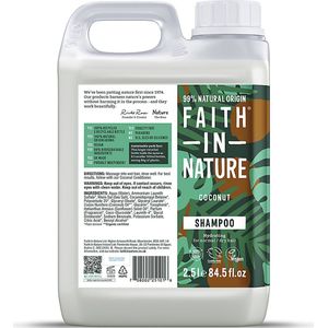Faith in Nature Kokos Shampoo 2.5L Grootverpakking