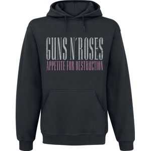 Guns N' Roses Appetite Skull Heren Trui met capuchon - zwart - L