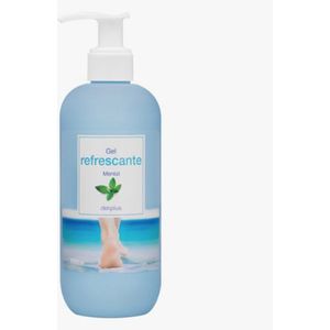 Deliplus | Gel Refrescante Menthol | Verfrissende en Ontspannende Menthol Gel voor Voeten en Benen | Zwelling Verminderend, Verkoelend Effect | 300ml