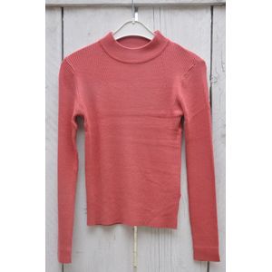 Blue Seven-Girls knitted pullover-Brick