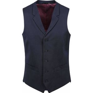 Suitable - Gilet Proteus Navy - Heren - Maat 44 - Modern-fit