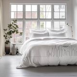 McGregor - Skyline - Dekbedovertrek - Wit