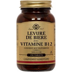 Supplementen - BIERGIST MET VITAMINE B12 SOLGAR (250 TABLETTEN) -