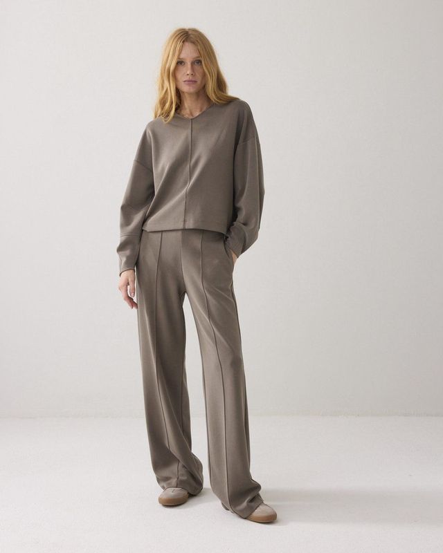 Summum - V-hals top washed modal - 3s5200-30606