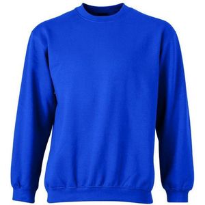 James and Nicholson Unisex Round Heavy Sweatshirt (Koningsblauw)