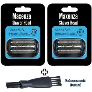 Maxenza - Scheerkop Geschikt Voor Braun Series 5/6 53b - Scheerkoppen - 2 Stuks