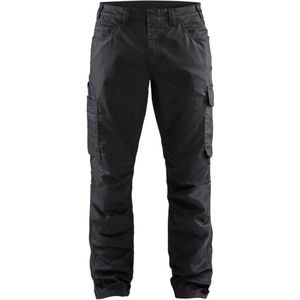 Blaklader Service werkbroek denim stretch 1439-1141 - Zwart/Zwart - C154