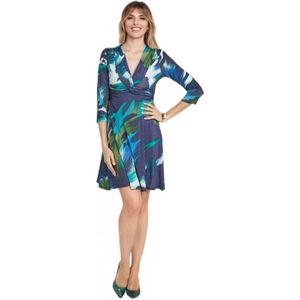 Wikkeljurk met stretch, gedrapeerde details