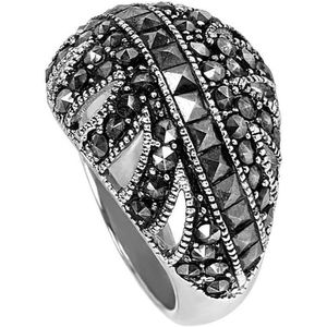 Di Lusso - Ring Amiens - Zilver 925 - Markasiet - Dames - 16.00 mm
