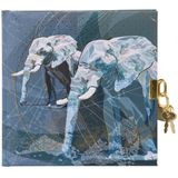 GOLDBUCH GOL-44744 TURNOWSKY dagboek ELEFANTS met slot