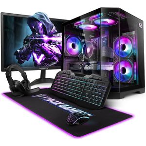 Vibox V-501 Gaming PC Set - Ryzen 5 5500 - RTX 3050 - 16GB RAM - 1TB NVMe SSD - Windows 11 - WiFi