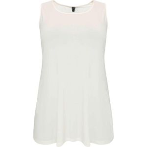 Yoek Singlet van Travelstof DOLCE Ecru