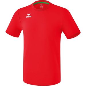 Erima Liga Shirt Korte Mouw Kinderen - Rood | Maat: 128