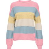 ONLY - ONLATIA STRIPE PULLOV KNT NOOS - Dames - Gebreide truien