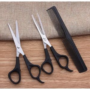 Kappersschaar - Kappersschaar set - 3 stuks  - Kappersset - Kam - Uitdunschaar - Kapperschaar - Bör