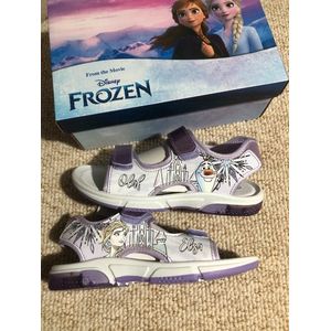 Frozen sandalen - schoenen - Disney - open schoen - sneakers - zomerschoen - klittenband - Elsa - Olaf - licht - maat 32