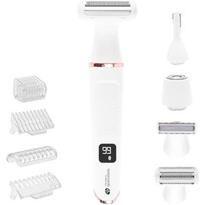 4-in-1 Draadloze Dames Scheerapparaat & Bikini Trimmer - Waterdicht en Oplaadbaar