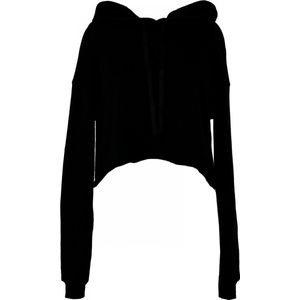 Bella+Canvas Women´s Cropped Fleece Hoodie BL7502 - Black - L