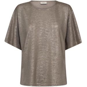 Freequent T-shirt Fqsatina Tee 205153 Desert Taupe Dames Maat - M