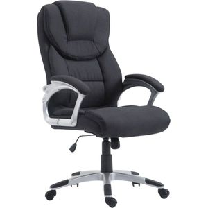 In And OutdoorMatch Bureaustoel Nick - Zwart - Stof - Hoge kwaliteit bekleding - Luxe bureaustoel - Exclusieve uitstraling