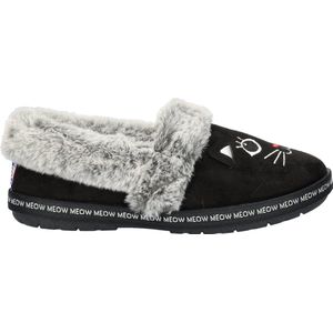 Vrouwen BOBS Too Cozy - Miauw pantoffels Vegan pantoffels 33355 zwart