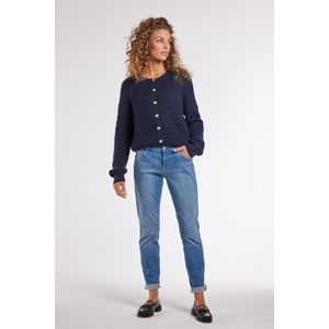 DIDI Dames 5 pocket pants Denim mid blue maat 42