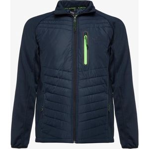 Kjelvik heren softshell jas - Blauw - Maat S - Winddicht - Ademend materiaal