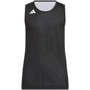 Adidas - 3G Speed Reversible - Basketball T-shirt - Zwart - Aeroready - Mouwloos