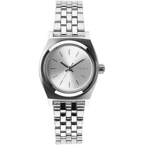 Nixon A3991920 Small Time Teller all silver - Horloge - 26mm - Zilver