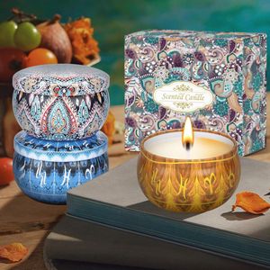 geurkaarsen, cadeauset voor dames, kerstkaarsen, natuurlijke sojawas, voor Kerstmis, Valentijnsdag, Moederdag 18 Pcs