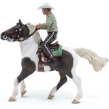 Speelfiguur - Mens - Cowboy - Met zijn paard