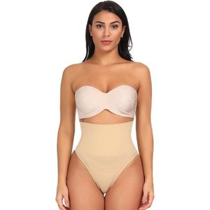 Correctie ondergoed shapewear - High waist string beige maat 38/40
