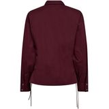 Co Couture - PoppyCC Eyelet Blouse - Bordeaux Rood