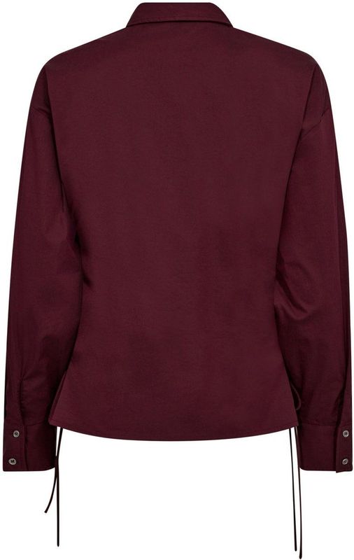 Co Couture - PoppyCC Eyelet Blouse - Bordeaux Rood