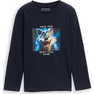 Tom Tailor Shirt met lange mouwen en fotoprint