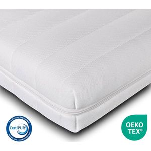 EasyBedden® - Topdekmatras - Koudschuim HR45 - 90x210 - circa 9 cm  - Actie !!!