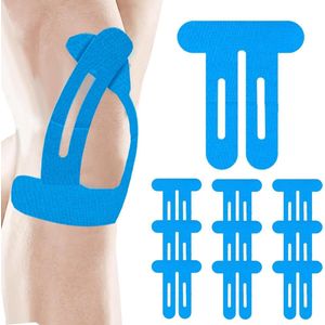 CSGoods - Voorgesneden Kinesiotape, Elastisch en Waterdicht voor Intensieve Sporten - Ideaal voor Voetbal, Basketbal en Zwemmen - Hemelsblauw - Set van 10 Stuks