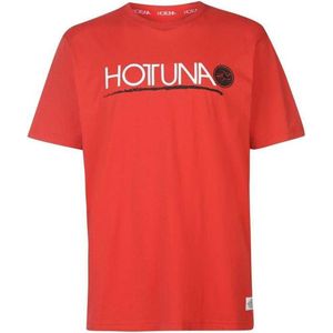 Hot Tuna Printed T-Shirt - Maat S - Heren - Rood