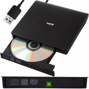 Izoxis - Externe DVD/CD Brander - USB 3.0 - Compact en Snel