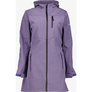 Mountain Peak dames softshell parka jas paars - Maat L - Met capuchon - Ritssluiting