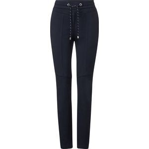 CECIL Tracey jersey Dames Broek - donker blauw - Maat L