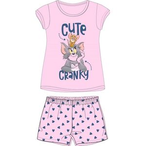 Tom en Jerry shortama/pyjama katoen roze maat 98