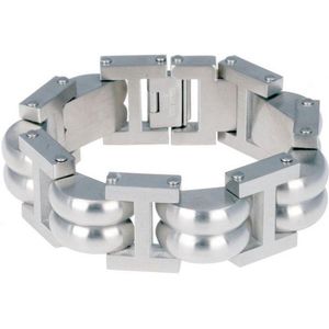 iXXXi Men-Athens-Zilverkleurig-Heren Armband