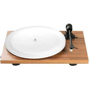 Pro-Ject E1 Platenspeler met Acryl it Draaiplateau – Vooraf ingestelde Platenspeler – AT3600L Cartrigde – Retro – Walnoot