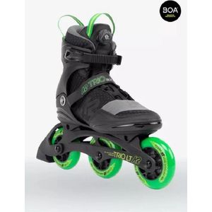 K2 Trio LT 100 Boa Inline Skate (Zwart Groen) 09.5 / 42.5 Zwart / Groen