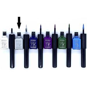 D'Donna - Cool Pop Vloeibare Eyeliner - Waterproof - Licht Grijs - Nummer 2