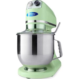 Maxima Planeetmenger 7 L Tot 2 Kg Deeg Pastel Groen - RVS Mengkom - 11 Snelheden - Keukenmachine - Standmixer - Keukenrobot - 7 liter